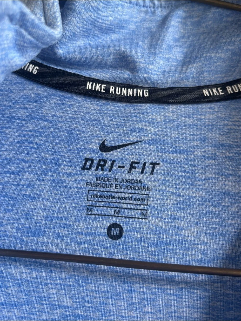 Nike Blue Dri-FIT Running Half-Zip Top